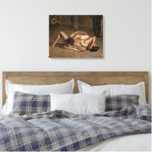 Wrestler (von Thomas Eakins) Leinwanddruck (Insitu (Schlafzimmer))