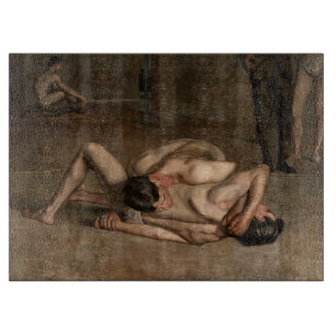 Wrestler (von Thomas Eakins) Schneidebrett