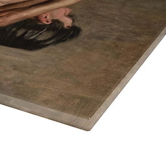 Wrestler (von Thomas Eakins) Schneidebrett (Ecke)