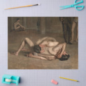 Wrestler (von Thomas Eakins) Seidenpapier (Basteln)