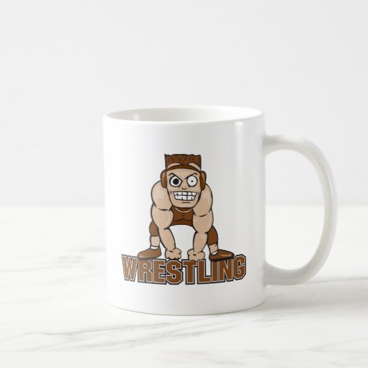 Wrestler-Wrestling Kaffeetasse (Rechts)