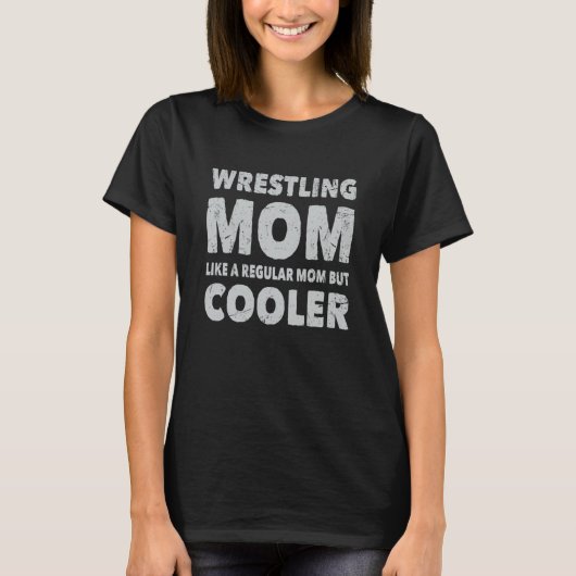 Wrestler Wrestling Mom Wrestling Mom Vintage T-Shirt (Vorderseite)