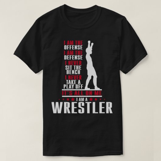 Wrestler Wrestling Niedliches Geschenk für Wrestle T-Shirt (Design vorne)