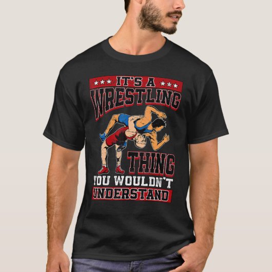 Wrestler Wrestling Pro Wrestler Idee Männer Männer T-Shirt (Vorderseite)