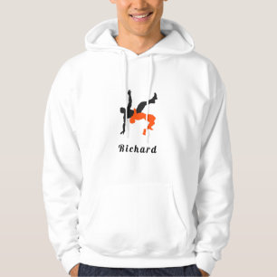 Wrestler Wrestling Silhouetten Sport Individuelle Hoodie