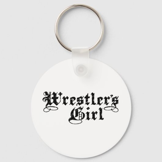 Wrestlermädchen Schlüsselanhänger (Vorderseite)