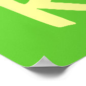 Wrestlernamensschrift Poster (Ecke)