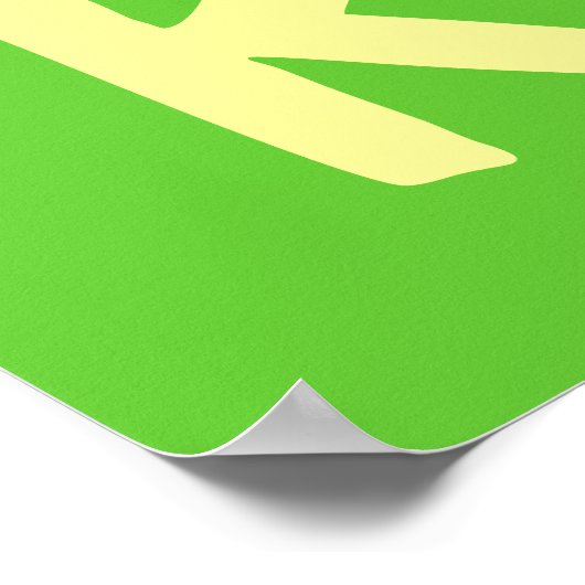 Wrestlernamensschrift Poster (Ecke)