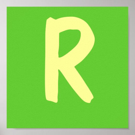 Wrestlernamensschrift Poster (Vorne)