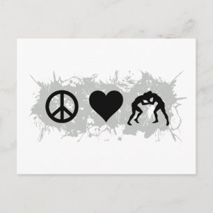 Wrestling 1 postkarte