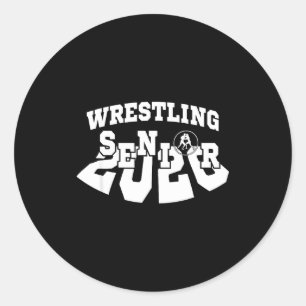 Wrestling-Absenioren-Abend 2026 Abschluss Runder Aufkleber