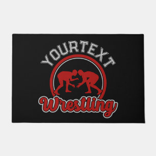Wrestling ADD NAME Grapple Champion Team Player Fußmatte