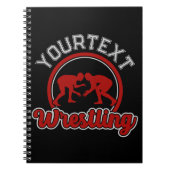 Wrestling ADD NAME Grapple Champion Team Player Notizblock (Vorderseite)