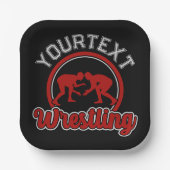 Wrestling ADD NAME Grapple Champion Team Player Pappteller (Vorderseite)