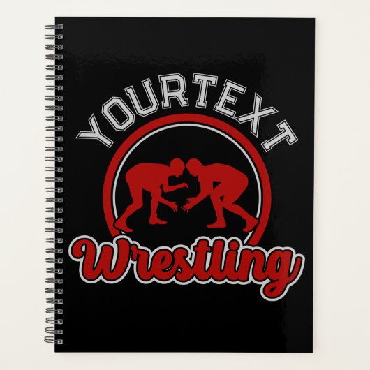 Wrestling ADD NAME Grapple Champion Team Player Planer (Vorderseite)
