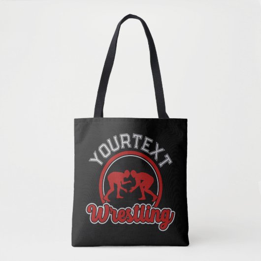 Wrestling ADD NAME Grapple Champion Team Player Tasche (Vorderseite)