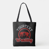 Wrestling ADD NAME Grapple Champion Team Player Tasche (Rückseite)