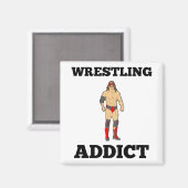 Wrestling Addict Magnet (Vorderseite/Rückseite)