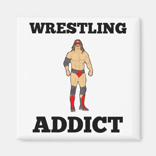 Wrestling Addict Magnet (Vorne)