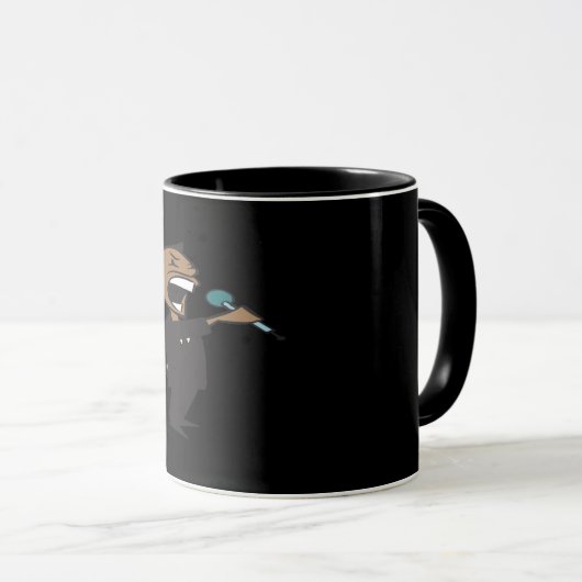 Wrestling-Ansager Tasse (VorderseiteRechts)