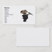 Wrestling-Ansager Visitenkarte (Vorne/Hinten)