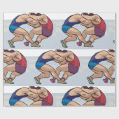 Wrestling Bout Geschenkpapier (Flach)