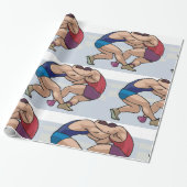 Wrestling Bout Geschenkpapier (Ungerollt)