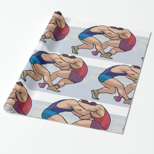 Wrestling Bout Geschenkpapier (Ungerollt)