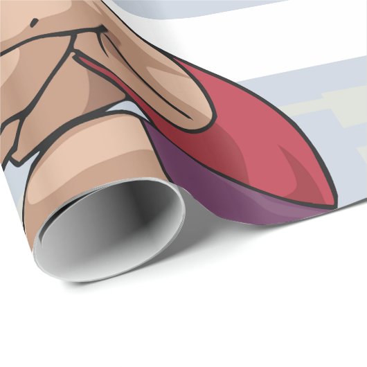 Wrestling Bout Geschenkpapier (Rolleneckpunkt)