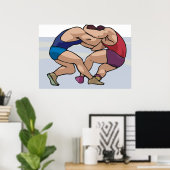 Wrestling Bout Poster (Heimbüro)