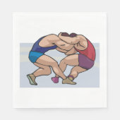 Wrestling Bout Serviette (Vorderseite)