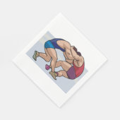Wrestling Bout Serviette (Ecke)
