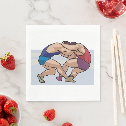 Wrestling Bout Serviette