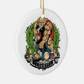 Wrestling-Champion Keramikornament (Rechts)