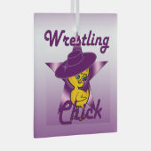 Wrestling Chick #9 Ornament Aus Glas (Vorderseite Rechts)