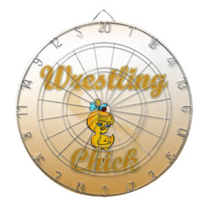 Wrestling Chick Dartscheibe