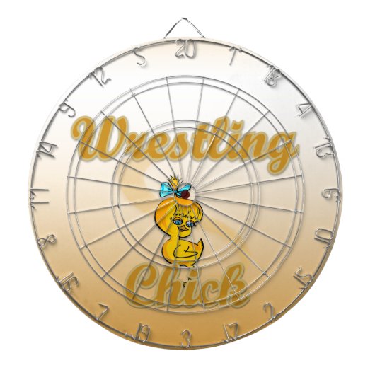Wrestling Chick Dartscheibe (vorne)