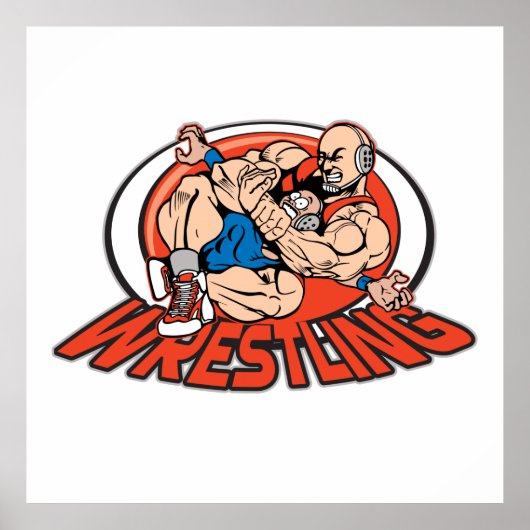 Wrestling Choke Hold Poster (Vorne)