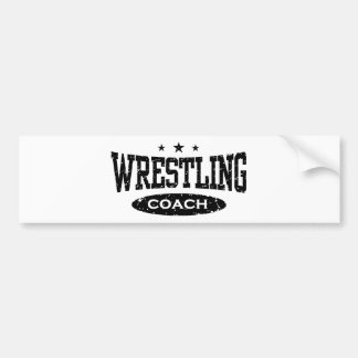 Wrestling Coach Autoaufkleber