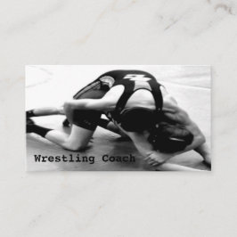 Wrestling Coach Business Card Visitenkarte