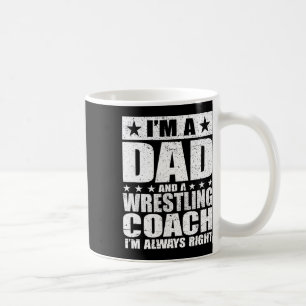 Wrestling Coach Coaches Vatertag Shirts Geschenk Kaffeetasse