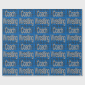 Wrestling Coach Extraordinator Geschenkpapier (Flach)