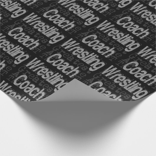 Wrestling Coach Extraordinator Geschenkpapier (Ecke)