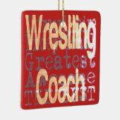 Wrestling Coach Extraordinator Keramikornament (Rechts)