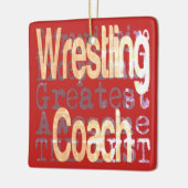 Wrestling Coach Extraordinator Keramikornament (Links)