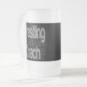 Wrestling Coach Extraordinator Mattglas Bierglas (Vorderseite Links)