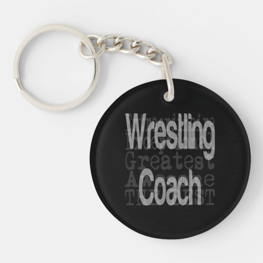 Wrestling Coach Extraordinator Schlüsselanhänger (Vorderseite)