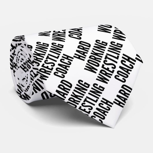 Wrestling Coach Krawatte (Gerollt)