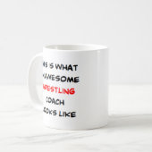 Wrestling-Coach, phantastisch Kaffeetasse (Vorderseite Links)
