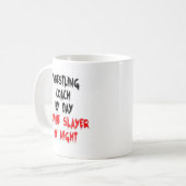 Wrestling Coach Zombie Slayer Kaffeetasse (Vorderseite Links)